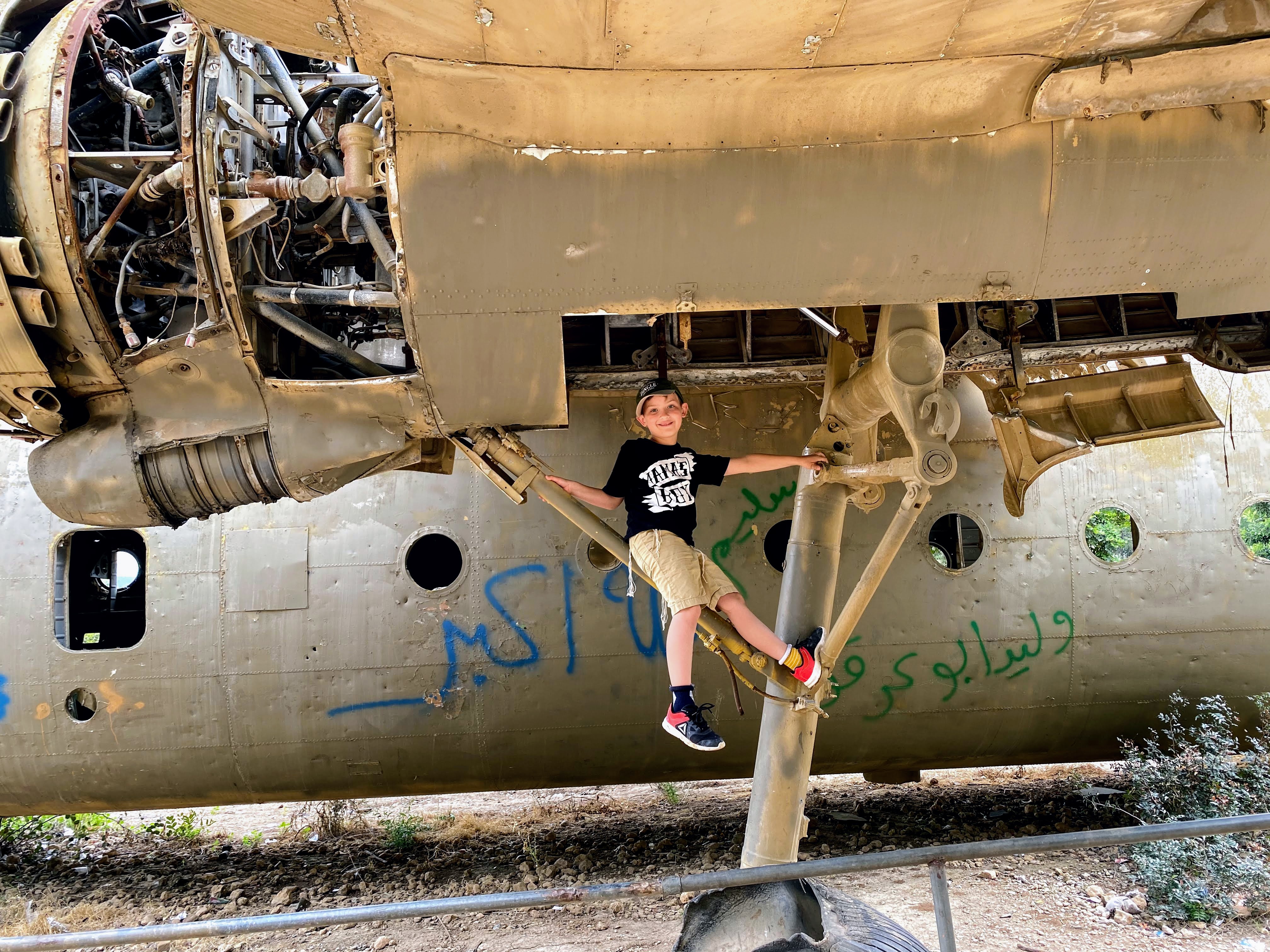 HaMeginim forest airplane memorial.